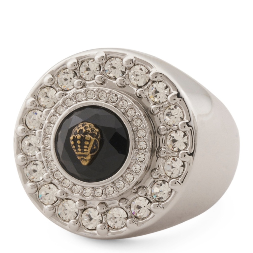 🌈💗 NWT KURT GEIGER LONDON GRADUATION COCKTAIL RING SIZE 7 Ring Box and bag!